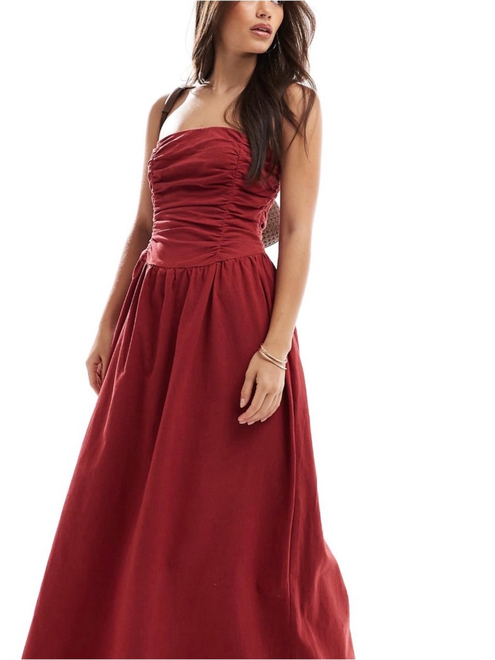 NWT 4th and Reckless Bandeau Maxi Dress
